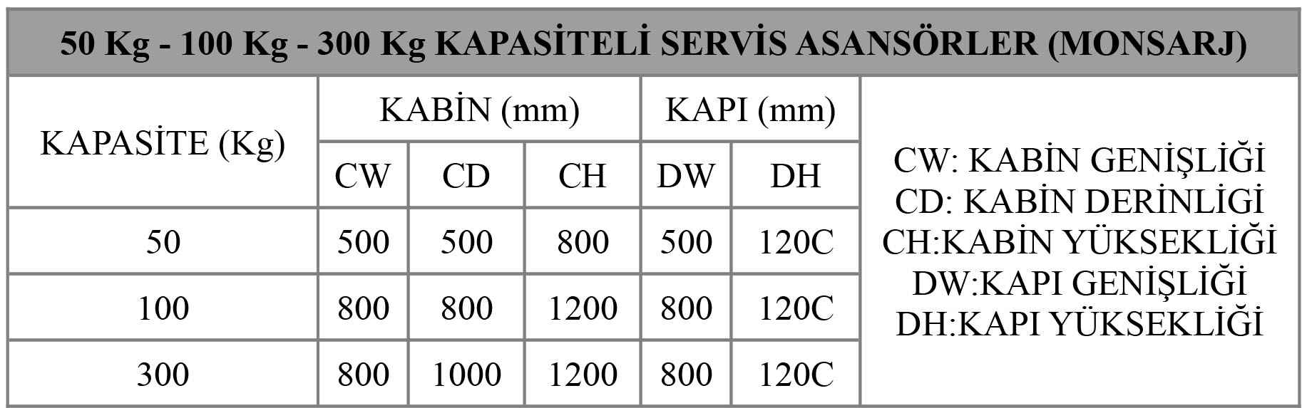 İnsan Asansörleri